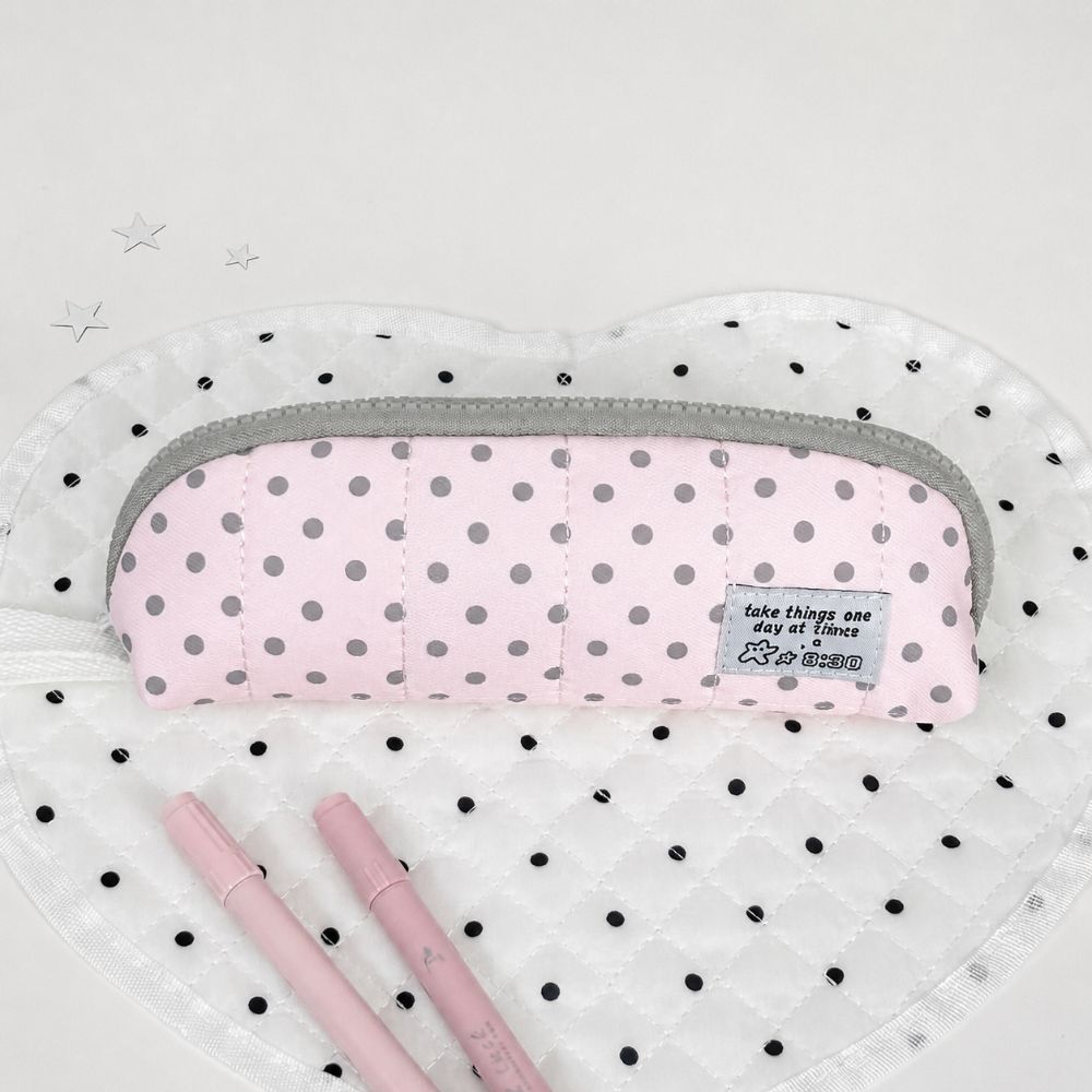 세련된 디자인의 물방울무늬 연필 케이스, 한국 스타일의 - Aesthetic Large Pencil Case Pouch 리뷰 및 가격