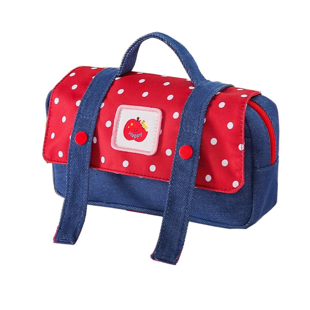 데님 과일 카우보이 필통 플래드 도트 무늬 한국 스타일 - Aesthetic Large Pencil Case Pouch 리뷰 및 가격