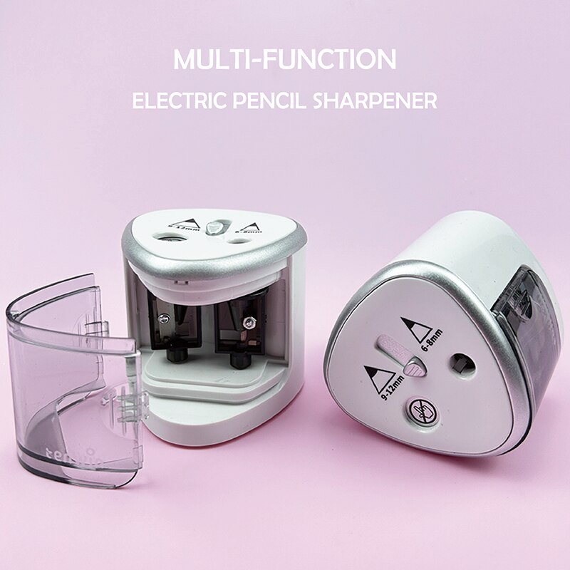 전기 자동 연필깎이 2홀 스위치 연필깎이 문구류 가정  - Electric Pencil Sharpener Usb 리뷰 및 가격