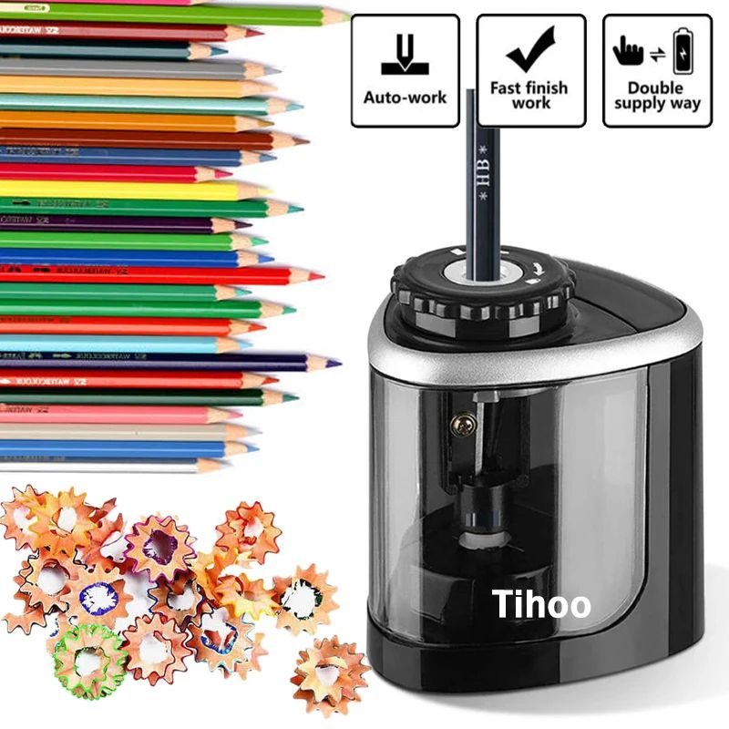 전동 연필깎이, 자동 작동, 배터리 작동 방식, 2호  - Electric Pencil Sharpener Usb 리뷰 및 가격