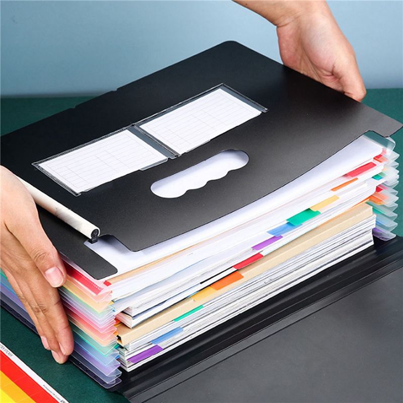 고급형 3X 13칸 확장형 파일 폴더, A4 사이즈,  - Expandable Accordion File Folder 13 Pockets 리뷰 및 가격