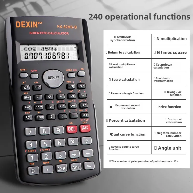 시험용 학생용 공학용 계산기, 회계 기능, 전자 컴퓨터 - Scientific Calculator For Secondary School 리뷰 및 가격