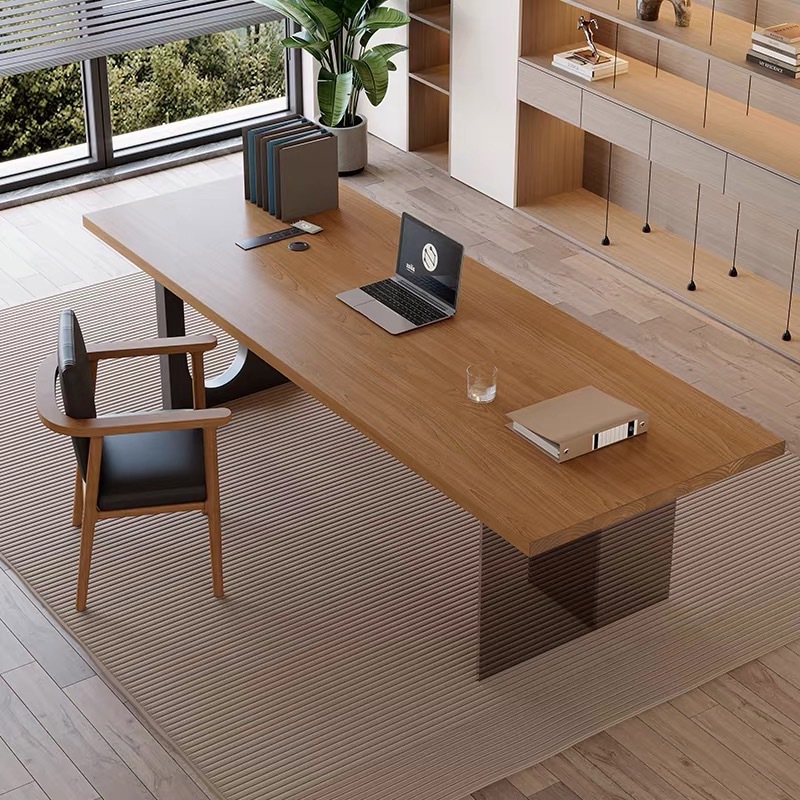 이탈리아 아크릴 플로팅 목재 사무실 책상 현대적인 심플 - Office Furniture 리뷰 및 가격