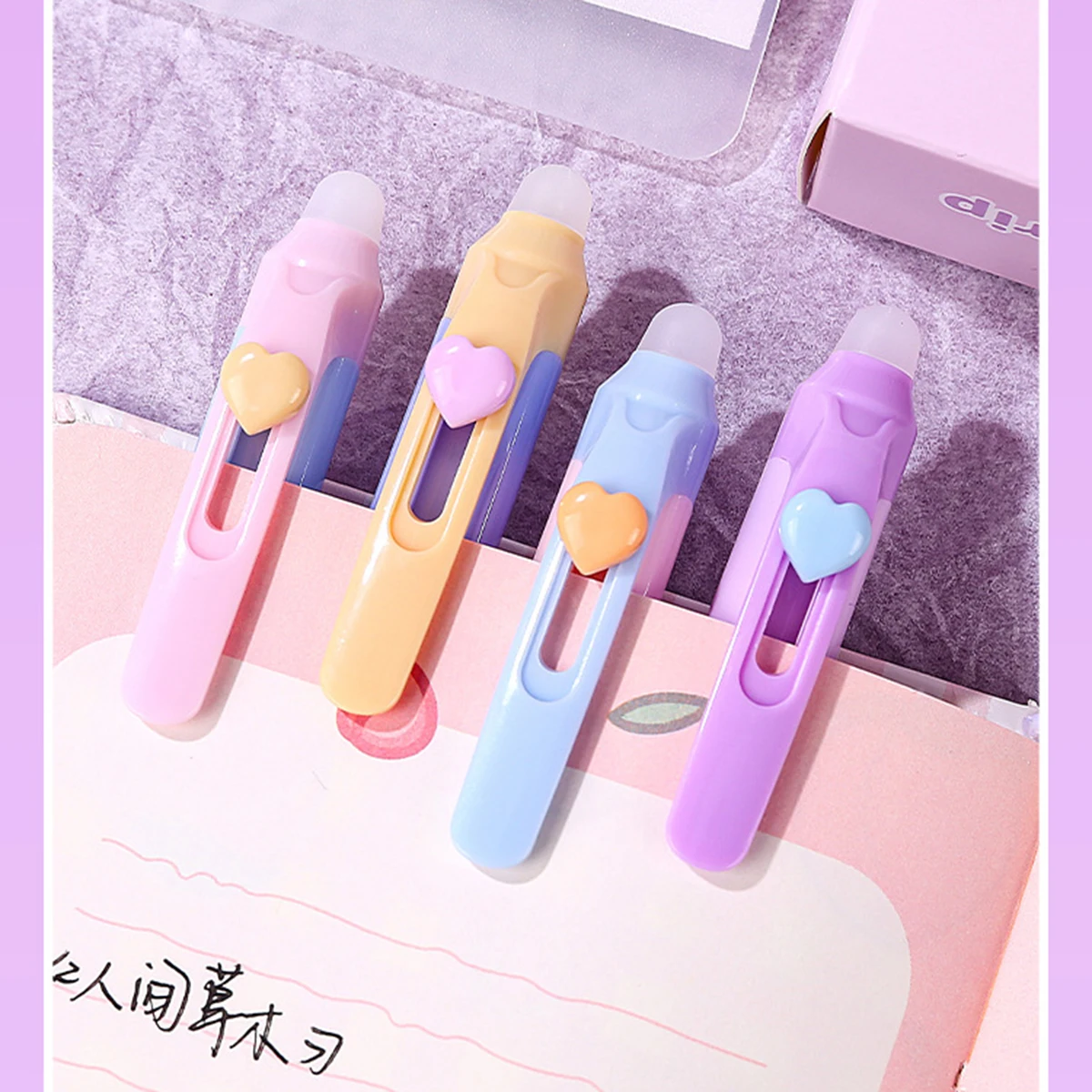 자세 교정용 지울 수 있는 젤 펜 12개 세트, 0.5 - Retractable Eraser Pen Click 리뷰 및 가격