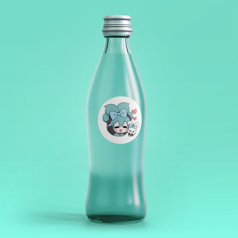 인스 감성 귀여운 하츠네 미쿠 스티커, 만화 장식용 씰 - Desk Accessories 리뷰 및 가격